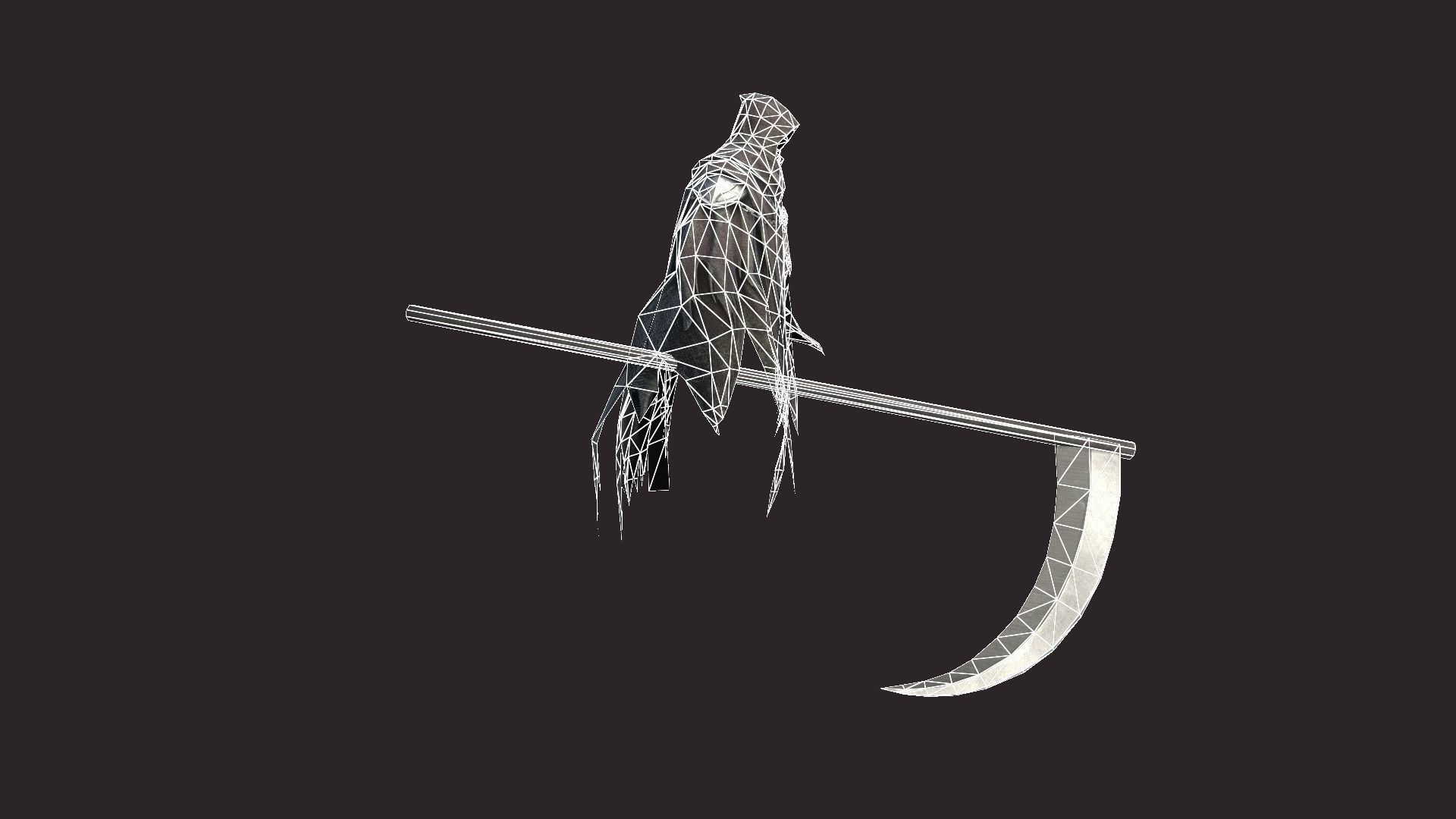 Spectrum reaper Low-poly 3D model_17