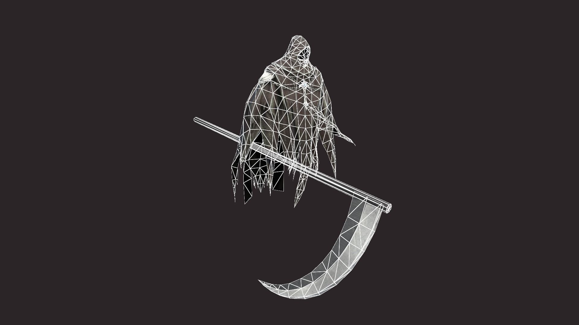 Spectrum reaper Low-poly 3D model_18