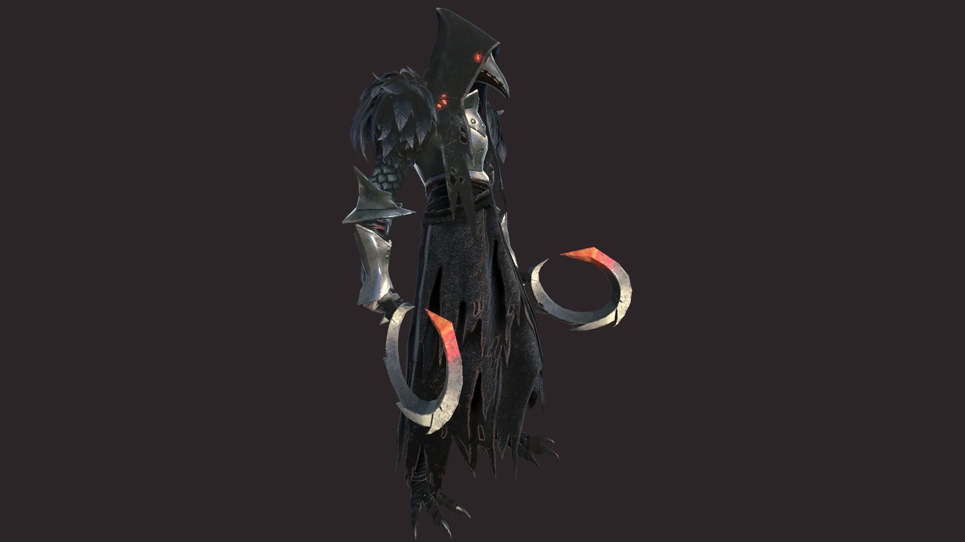 Spectrum Warrior Low-poly 3D model_8