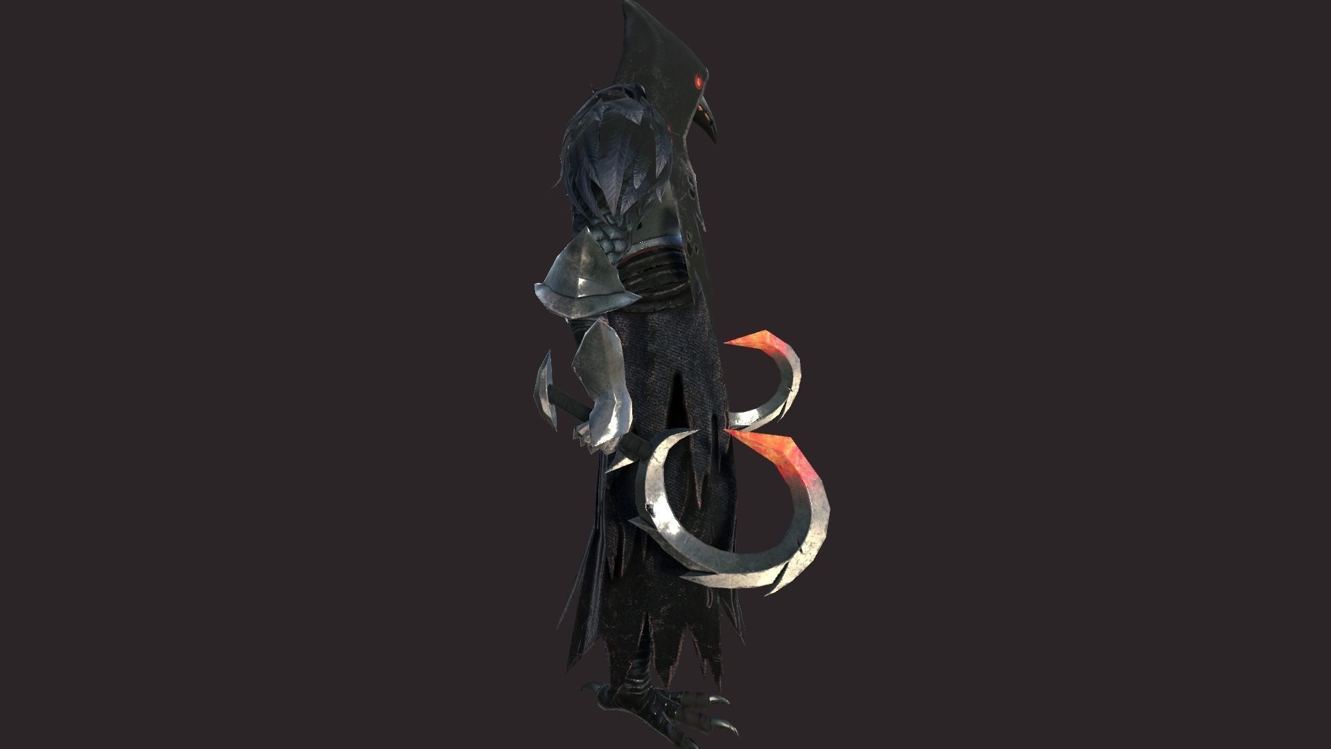 Spectrum Warrior Low-poly 3D model_7