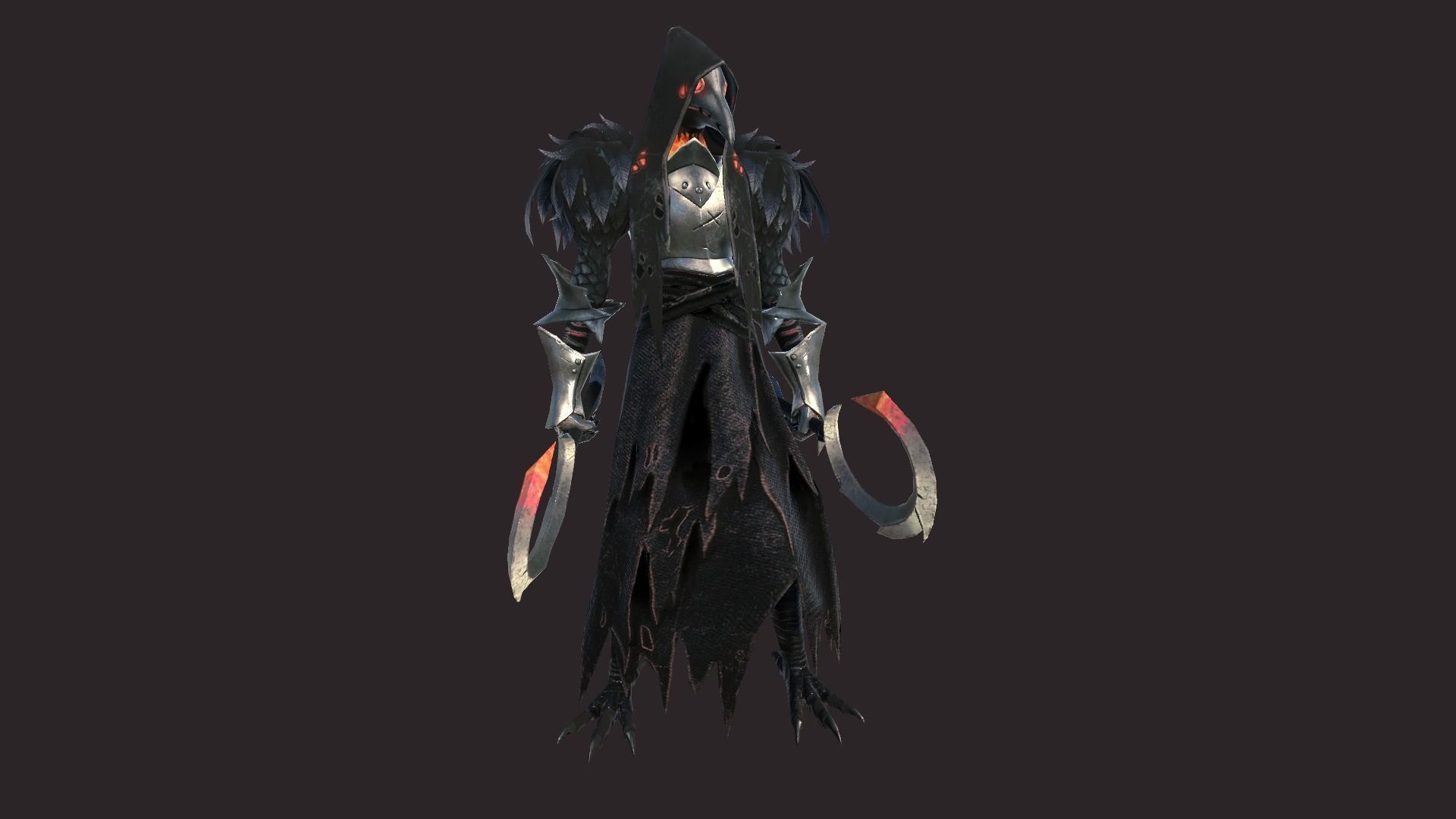 Spectrum Warrior Low-poly 3D model_9