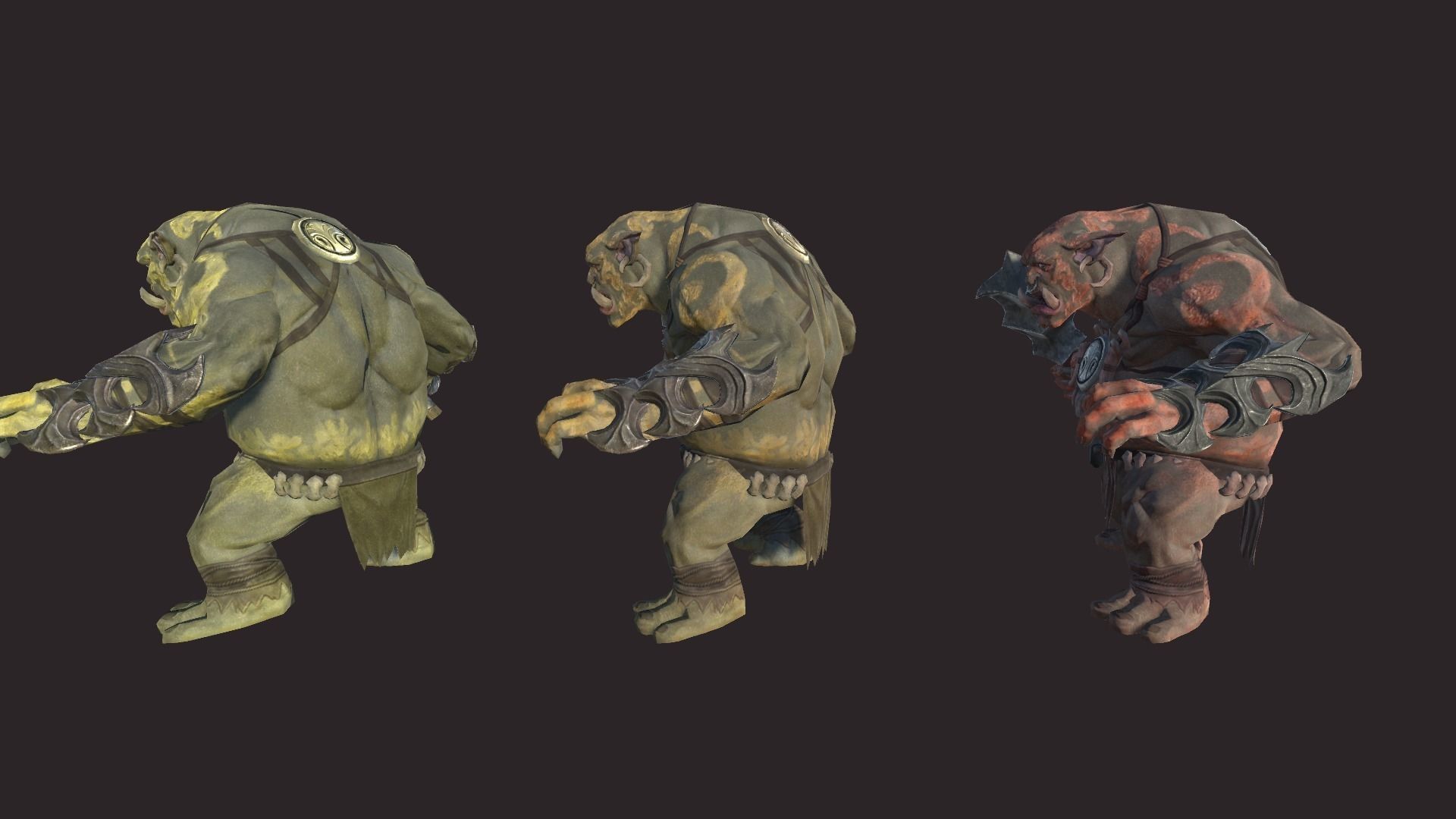 Big Trolls Low-poly 3D model_5