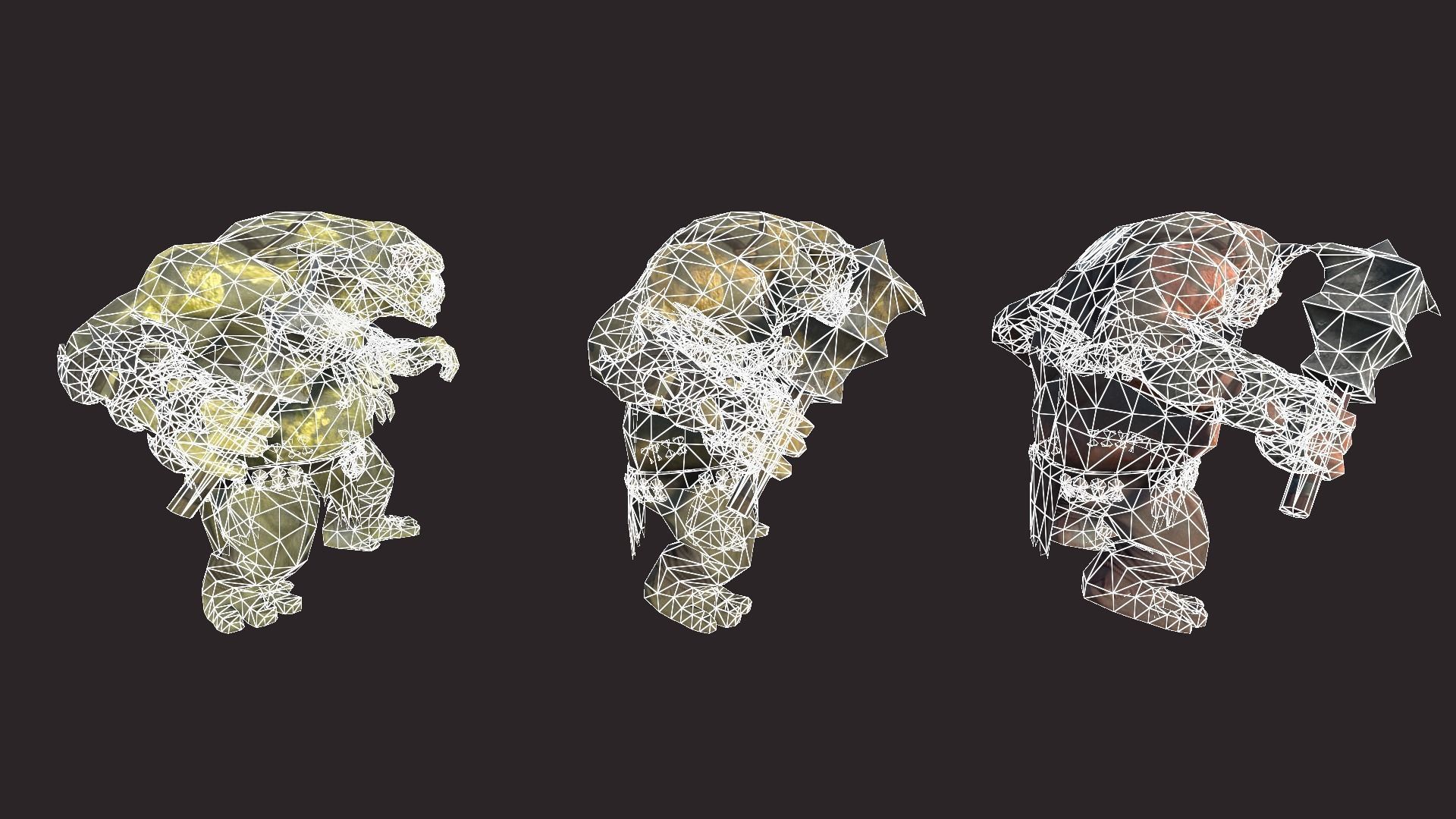 Big Trolls Low-poly 3D model_18