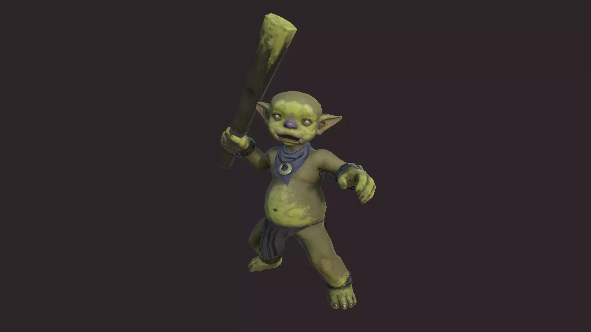 Small Trolls Low-poly 3D model