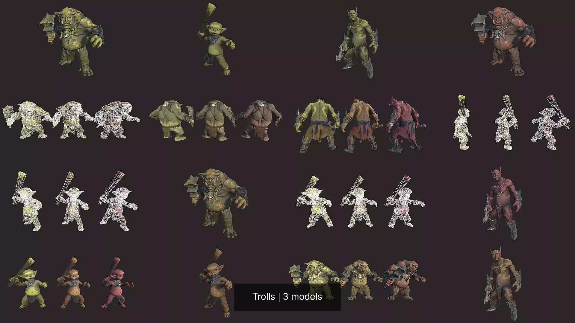 Trolls ogre 3D Model Collection_0