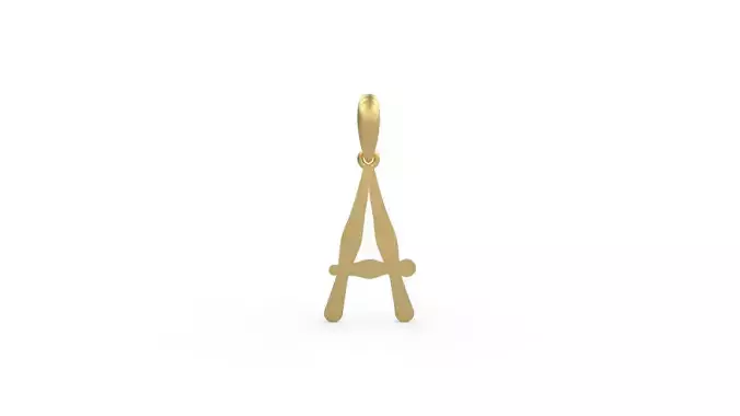 Initial Letters Pendant KanaKaiana A