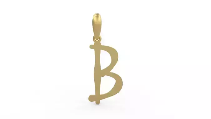 Initial Letters Pendant KanaKaiana B