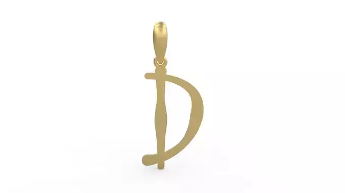 Initial Letters Pendant KanaKaiana D