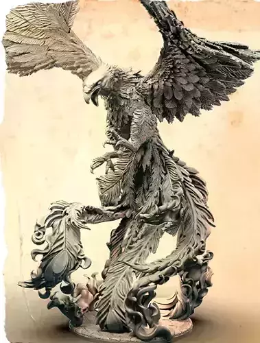 Phoenix eagle 3D print model