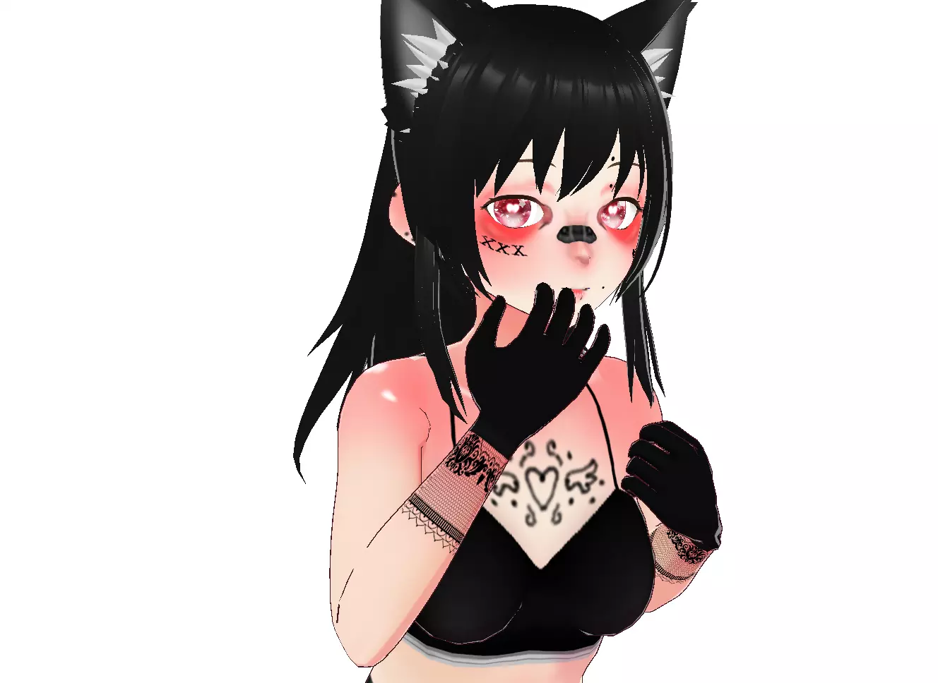 Ava Vtuber Model Low-poly 3D model_0