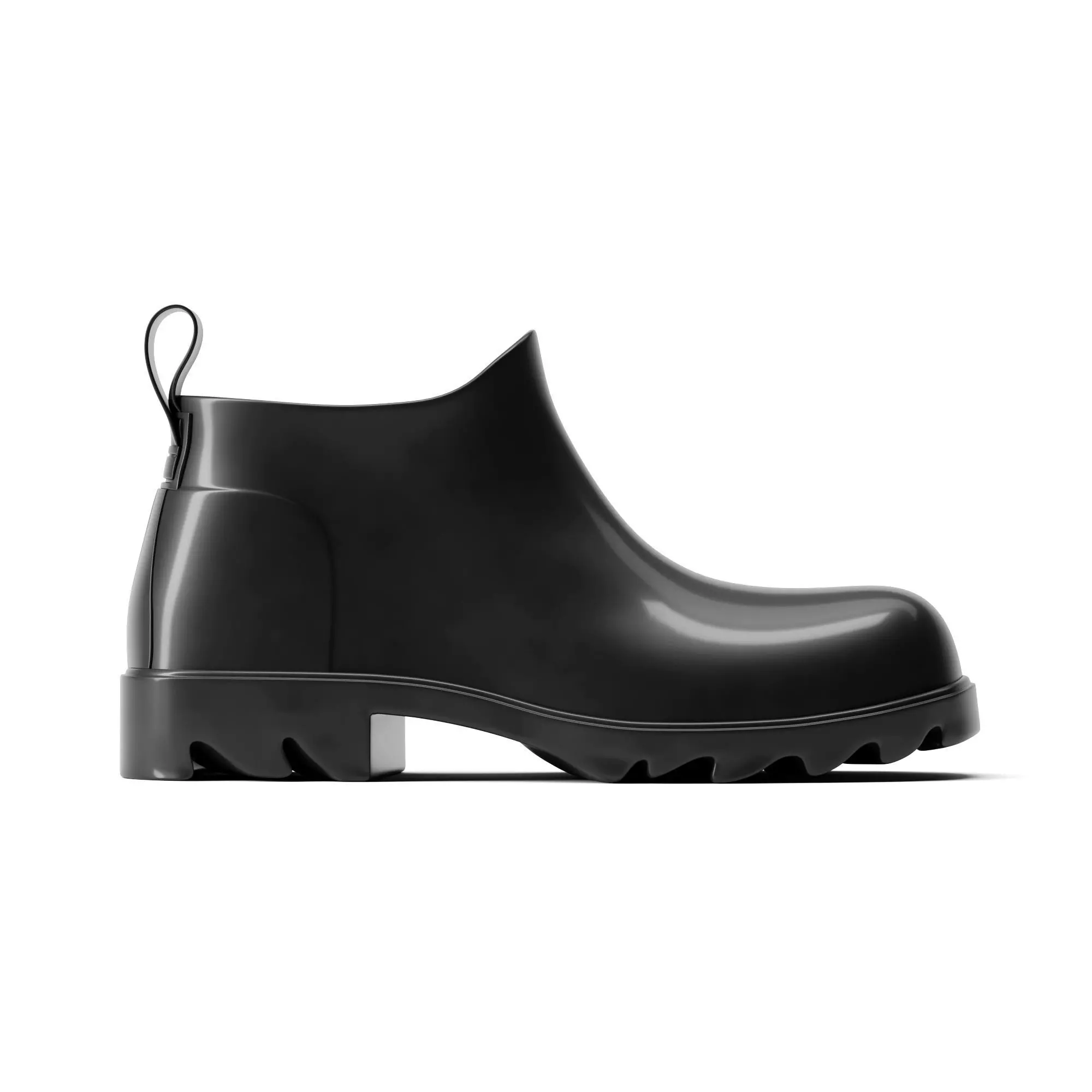 Bottega Veneta Stride Rubber Ankle Boots 3D model_0