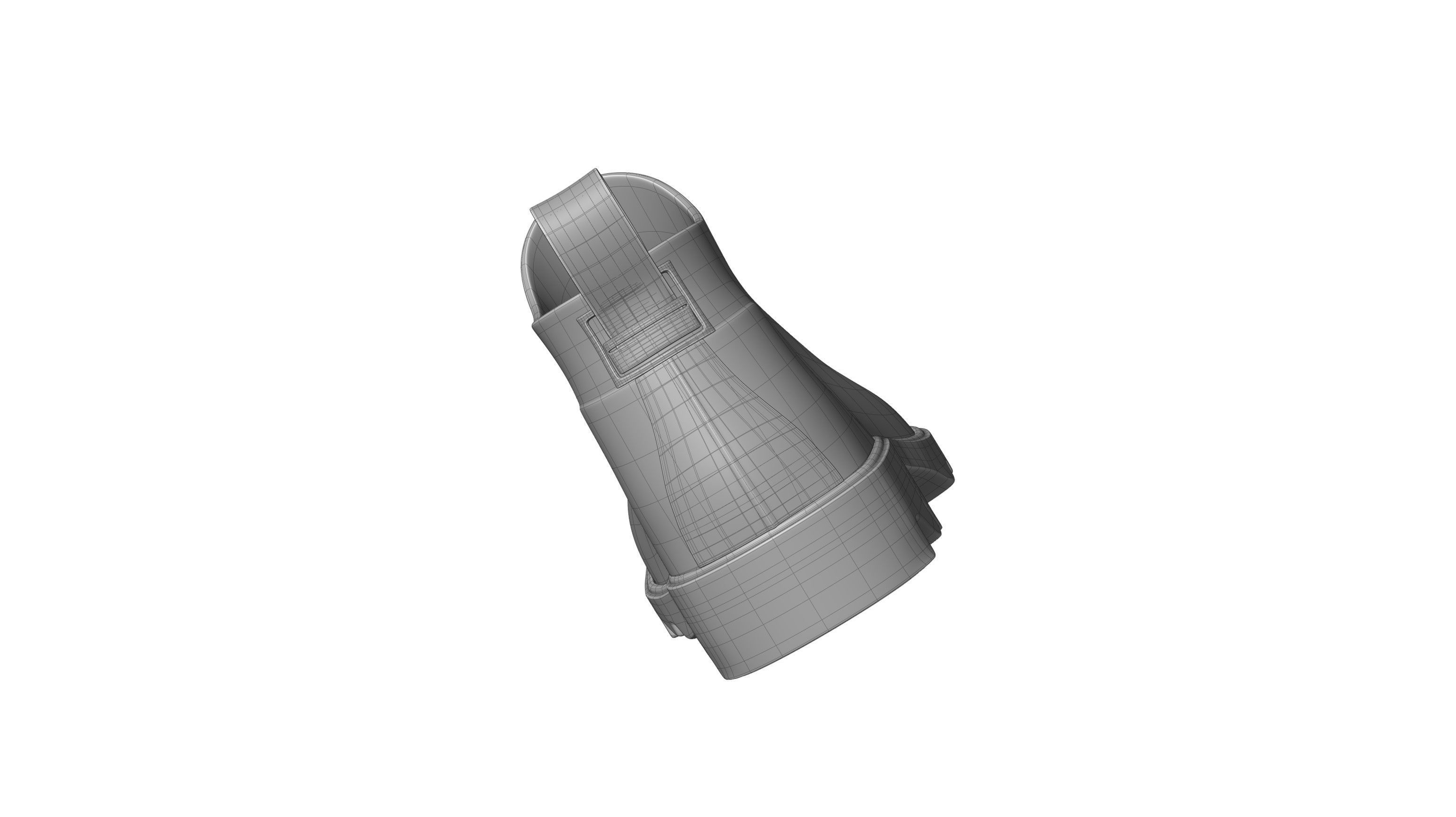 Bottega Veneta Stride Rubber Ankle Boots 3D model_14