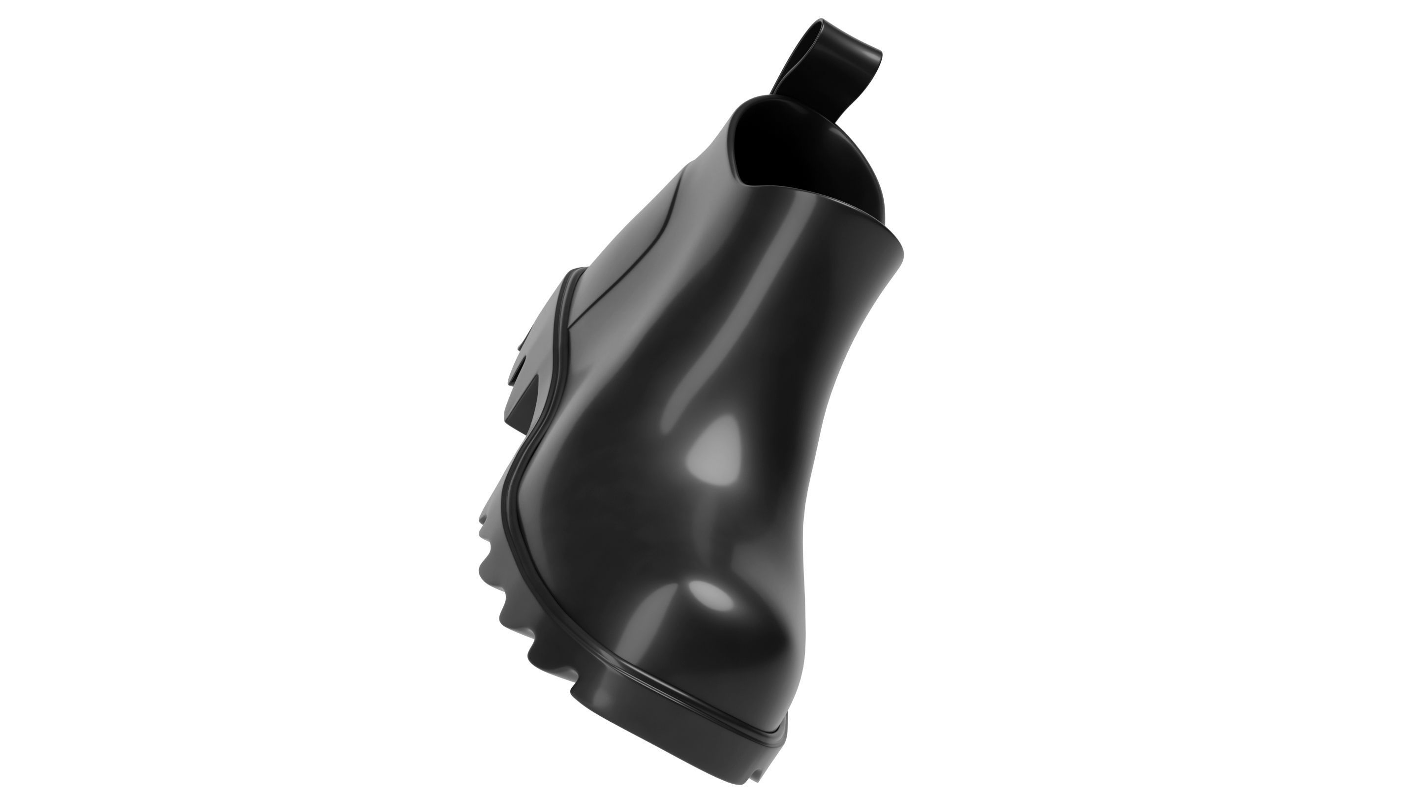 Bottega Veneta Stride Rubber Ankle Boots 3D model_10