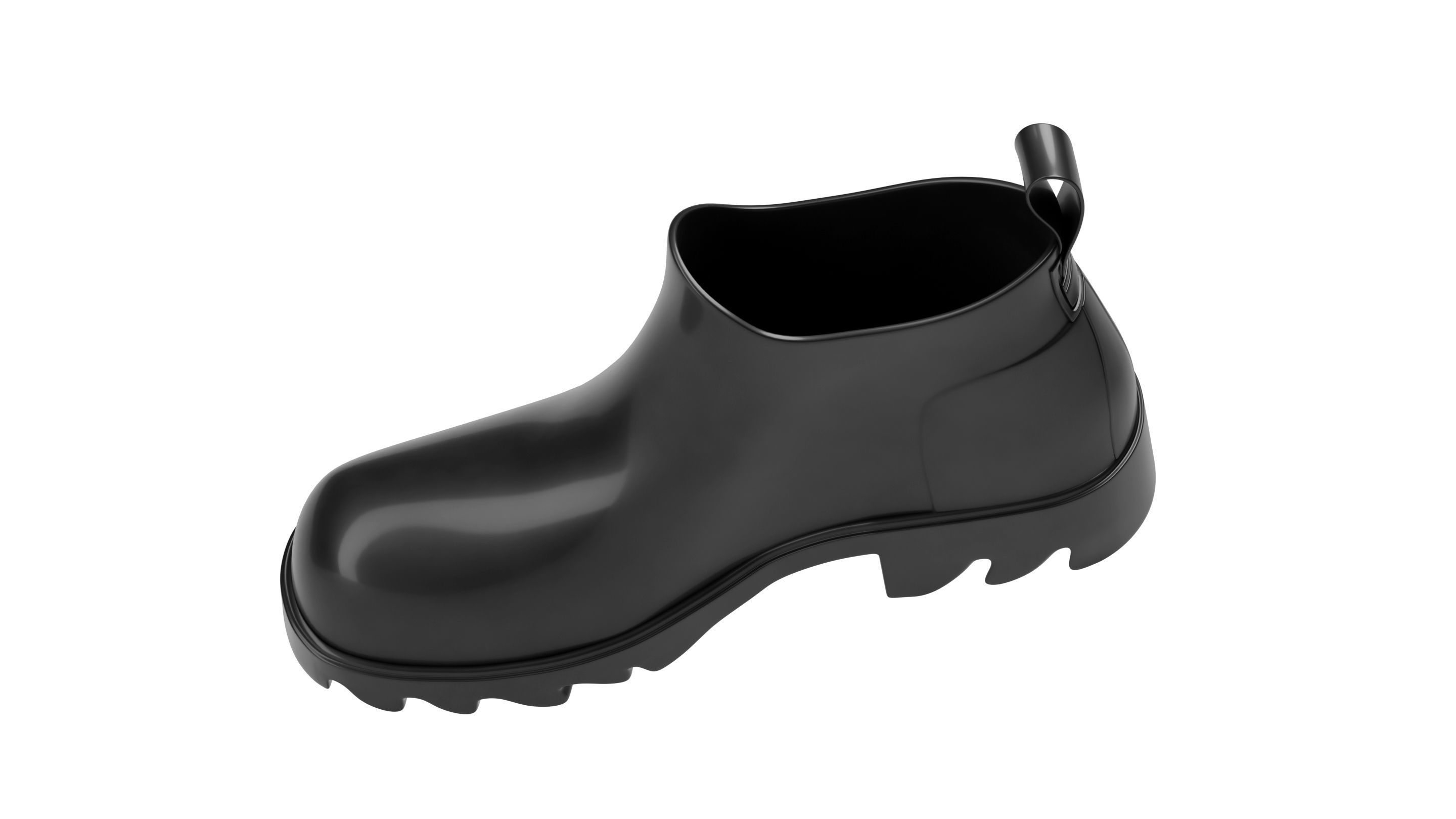 Bottega Veneta Stride Rubber Ankle Boots 3D model_8