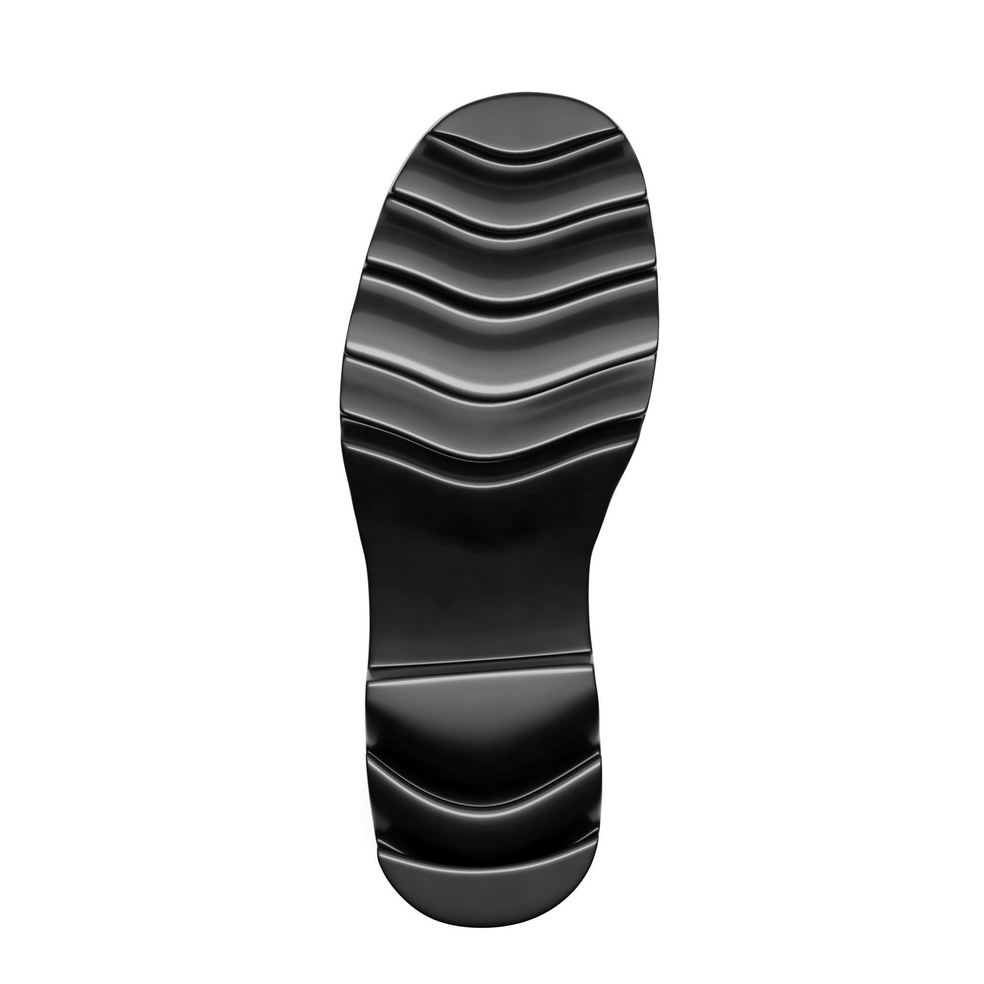 Bottega Veneta Stride Rubber Ankle Boots 3D model_4