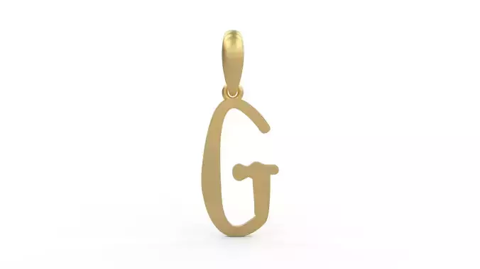 Initial Letters Pendant KanaKaiana G