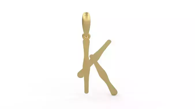 Initial Letters Pendant KanaKaiana K
