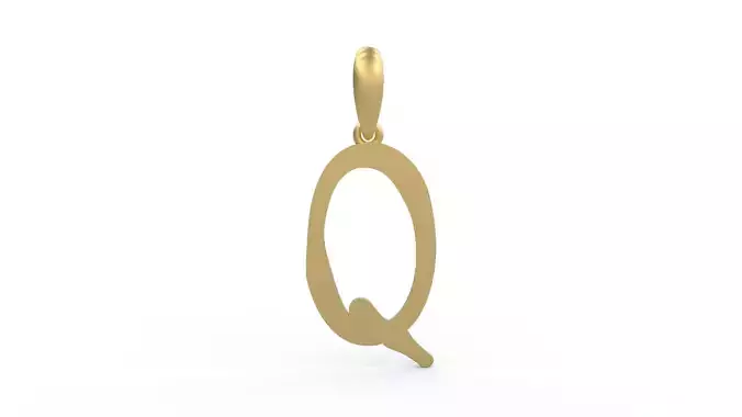 Initial Letters Pendant KanaKaiana Q