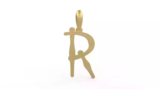 Initial Letters Pendant KanaKaiana R