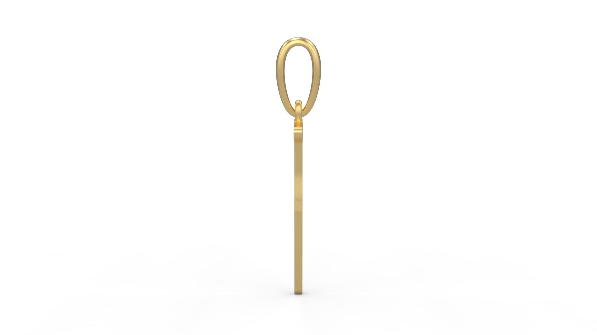 Initial Letters Pendant KanaKaiana T 3D print model_2