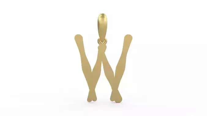 Initial Letters Pendant KanaKaiana W