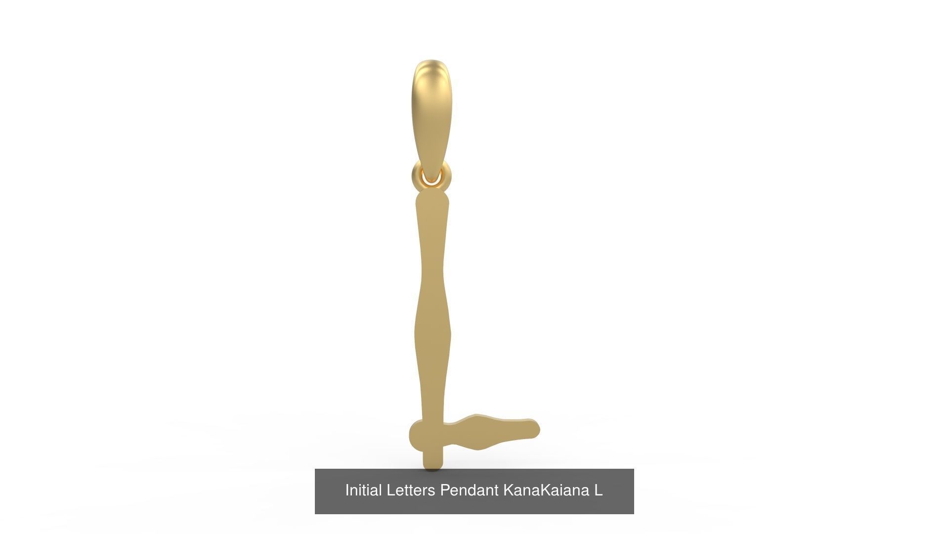 Initial Letters Pendant Alphabets KanaKaiana 3D Model Collection_15