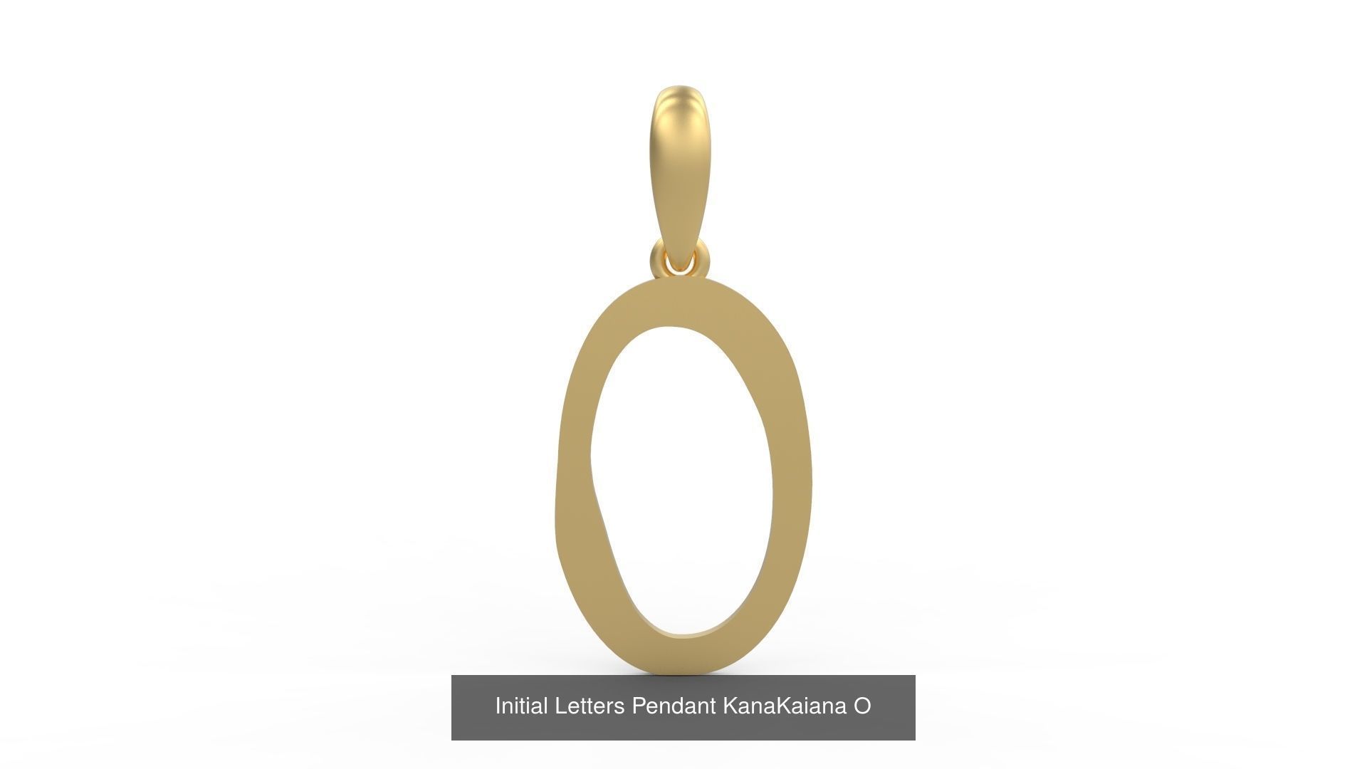 Initial Letters Pendant Alphabets KanaKaiana 3D Model Collection_18