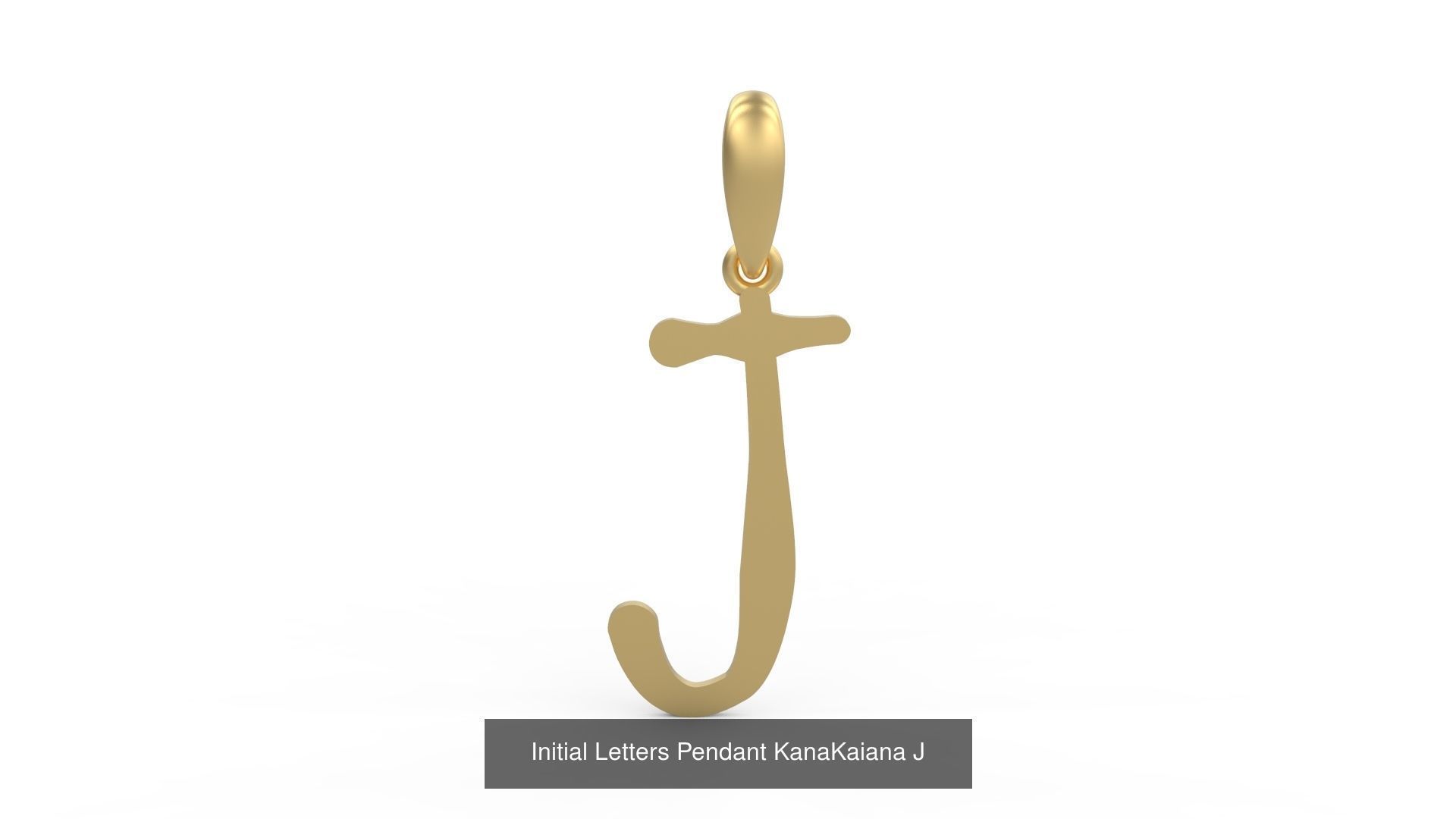 Initial Letters Pendant Alphabets KanaKaiana 3D Model Collection_13