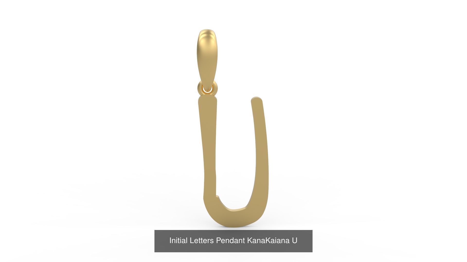 Initial Letters Pendant Alphabets KanaKaiana 3D Model Collection_24