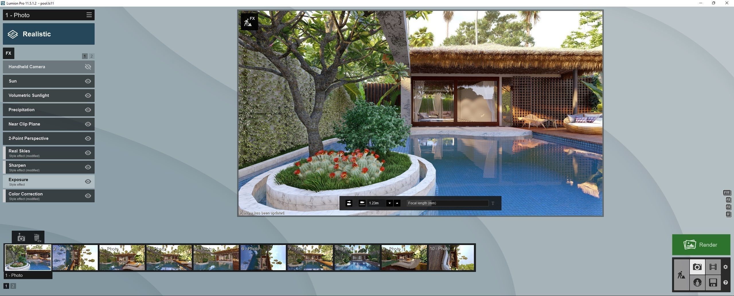 SCENE LUMION 11 5 AND ABOVE POOL BY YOGA4ARCH 3D model_15