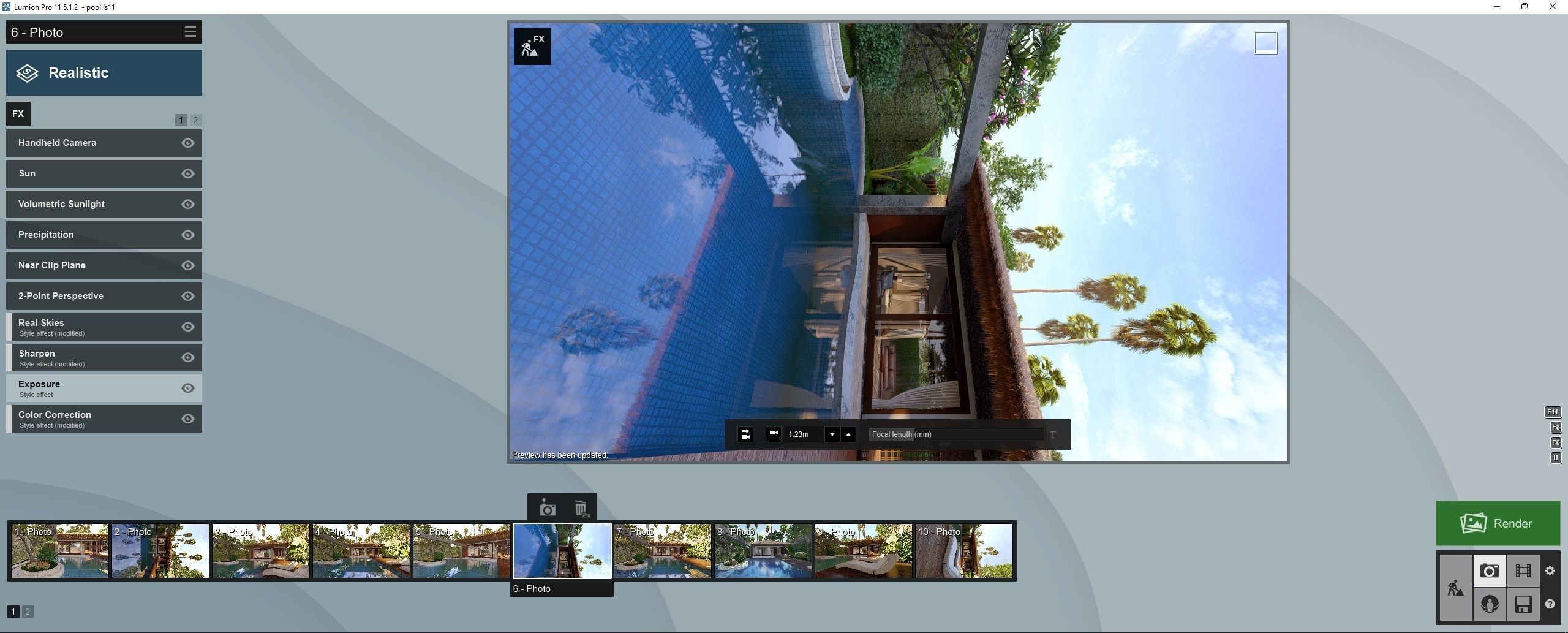 SCENE LUMION 11 5 AND ABOVE POOL BY YOGA4ARCH 3D model_11