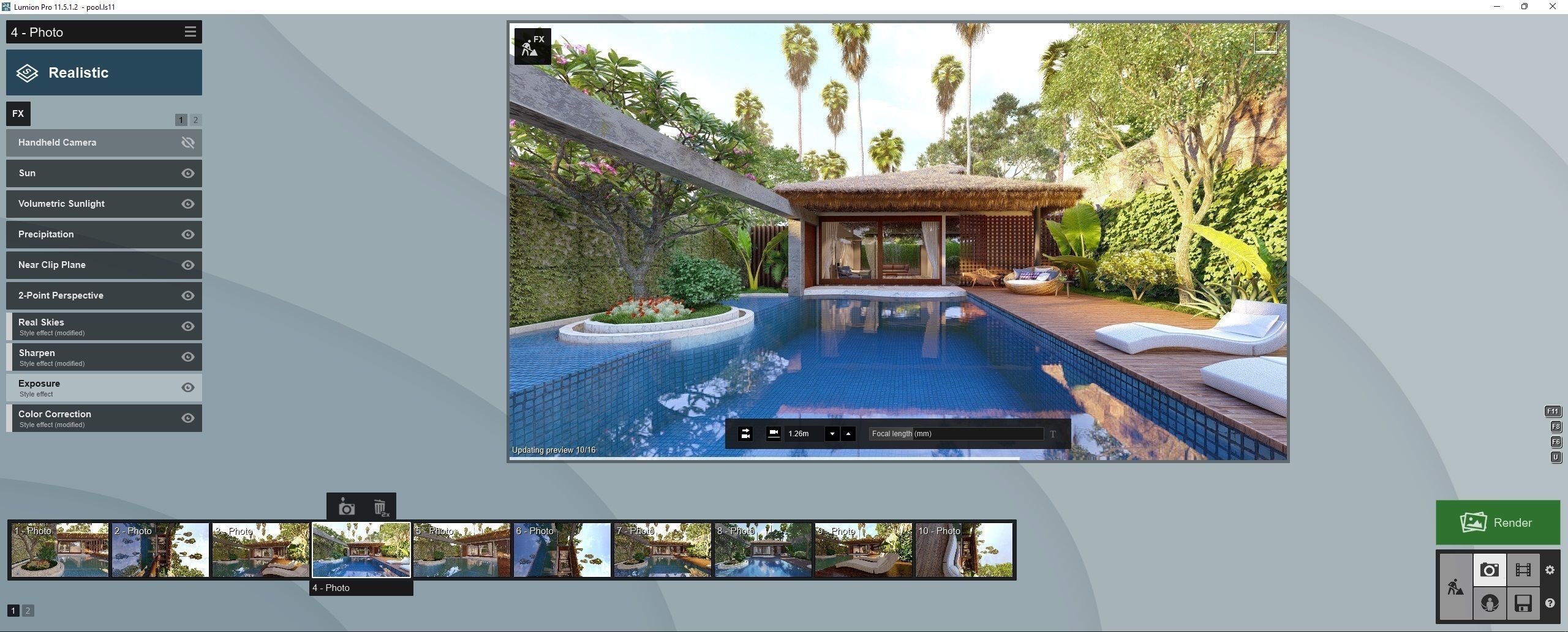 SCENE LUMION 11 5 AND ABOVE POOL BY YOGA4ARCH 3D model_8