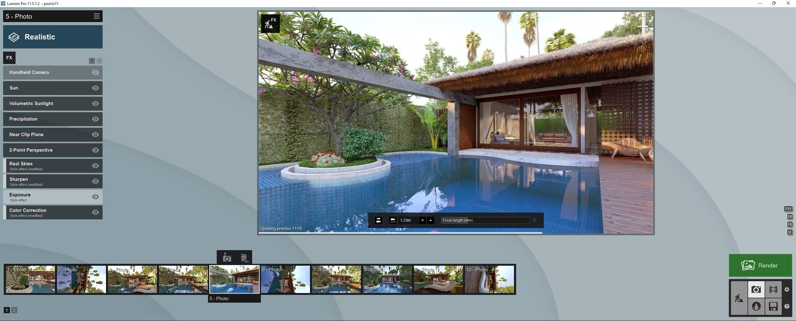 SCENE LUMION 11 5 AND ABOVE POOL BY YOGA4ARCH 3D model_9