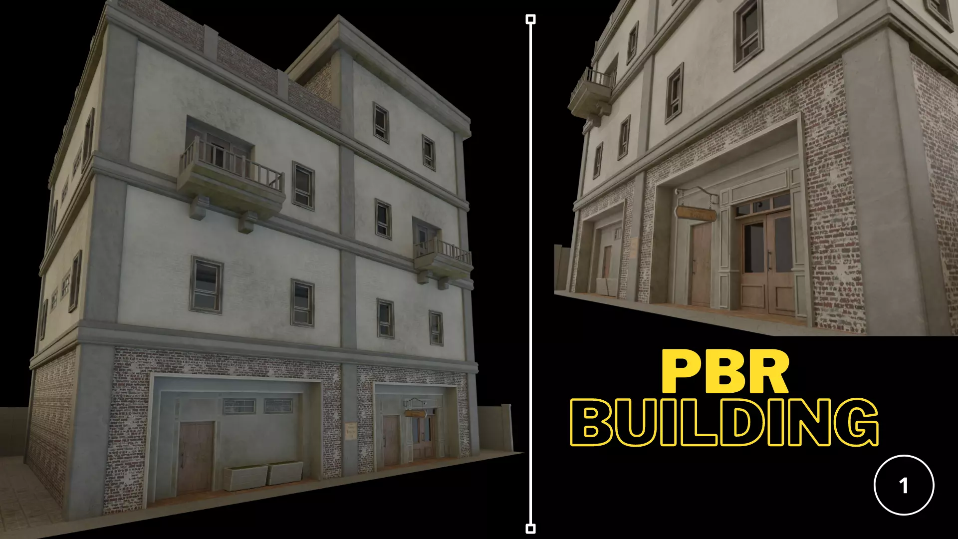 Building PBR 01 3D model_0