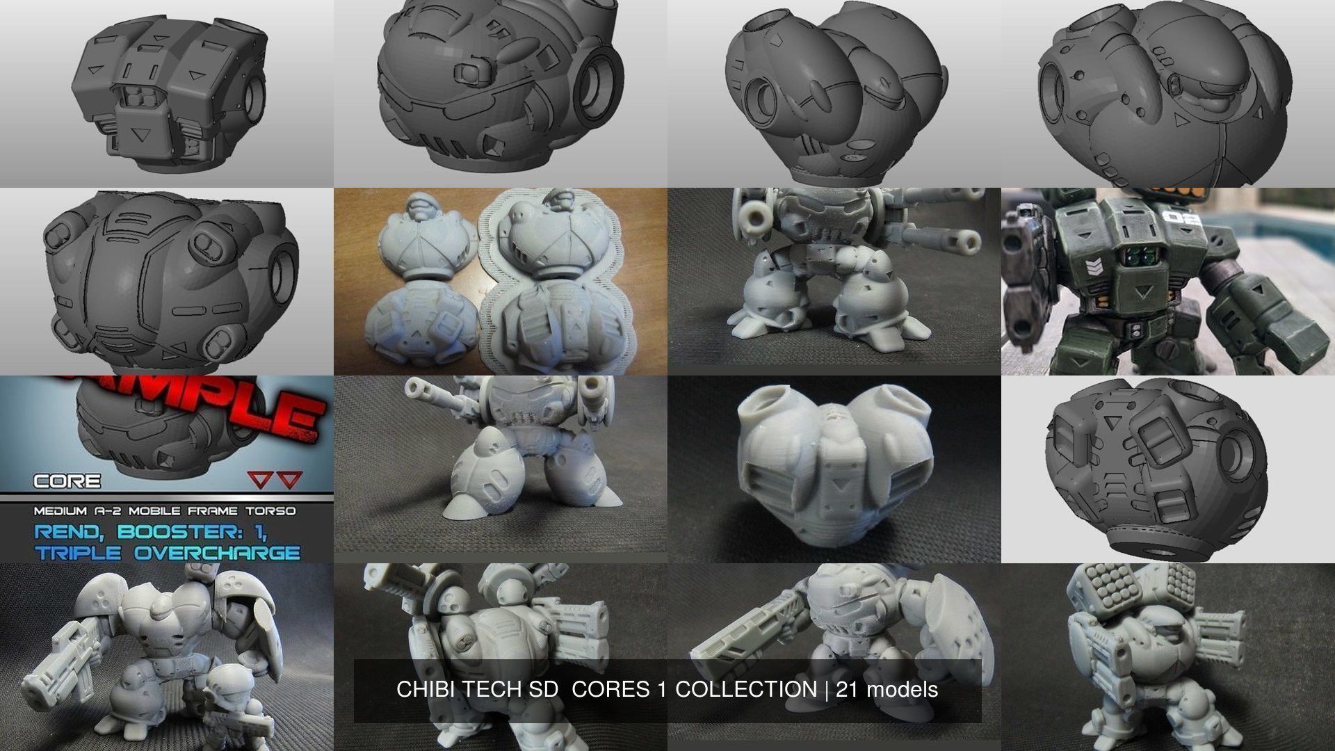 CHIBI TECH SD  CORES 1 COLLECTION _7