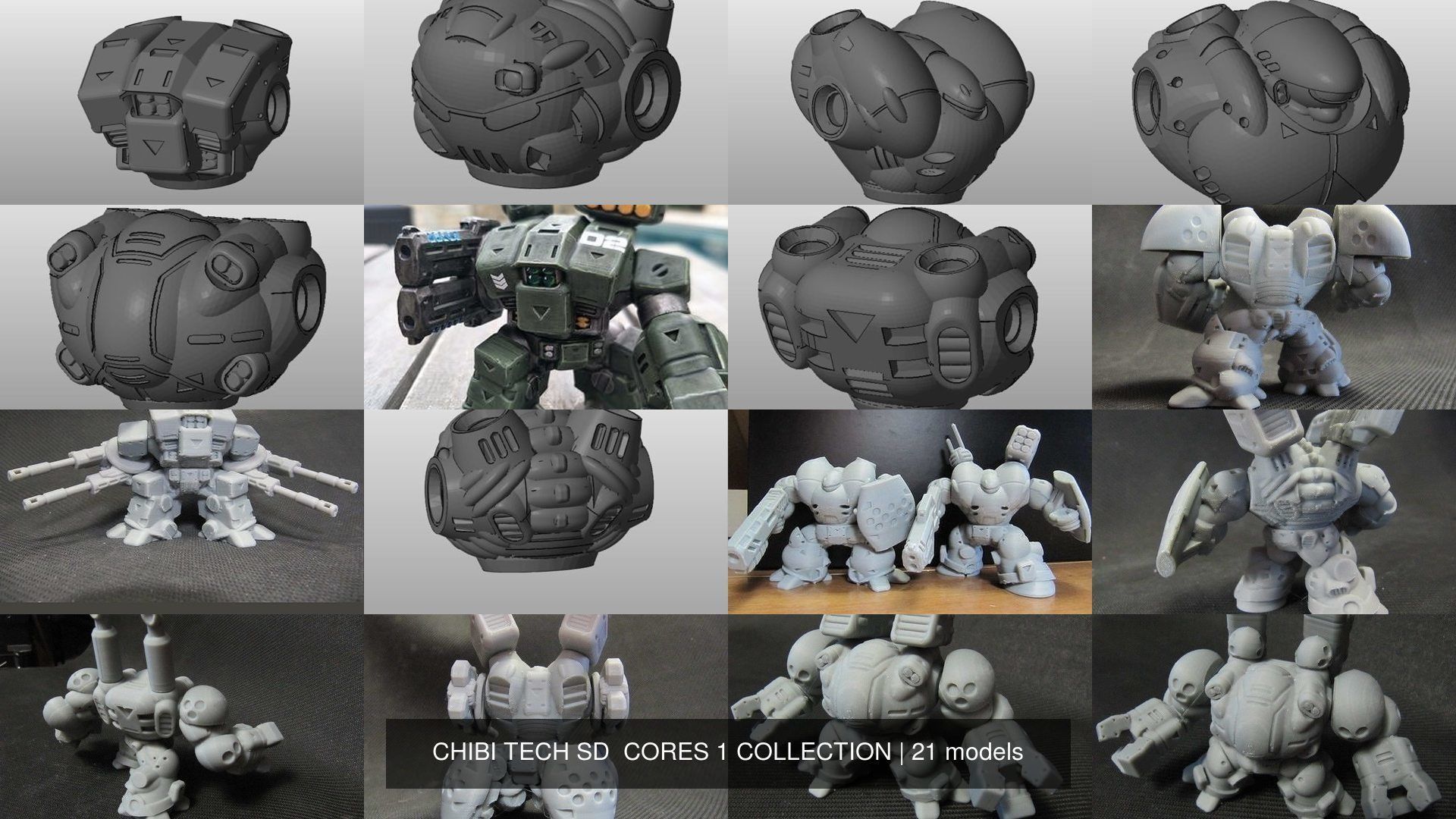 CHIBI TECH SD  CORES 1 COLLECTION _3