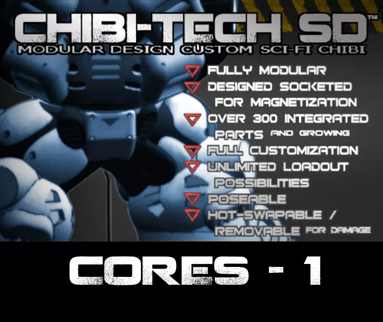 CHIBI TECH SD  CORES 1 COLLECTION _0