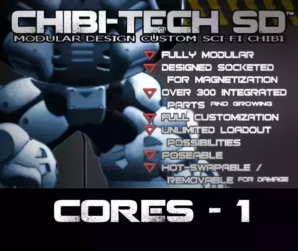 CHIBI TECH SD  CORES 1 COLLECTION 