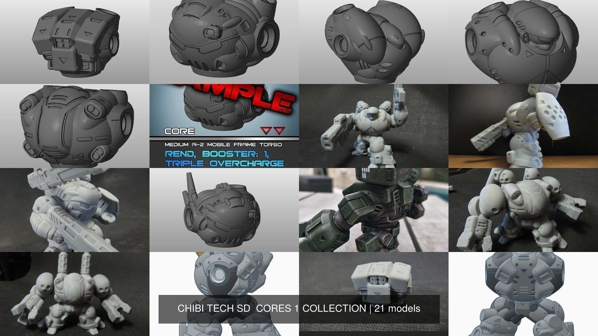 CHIBI TECH SD  CORES 1 COLLECTION _5