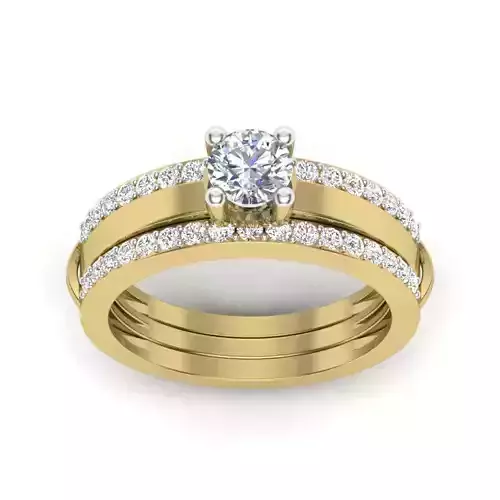 Solitaire Engagement Ring 3dmodel