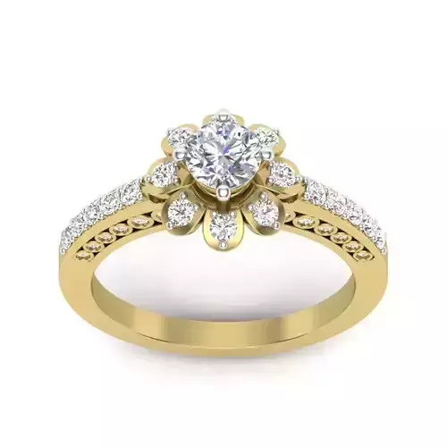 Solitaire Engagement Wedding Ring 3dmodel