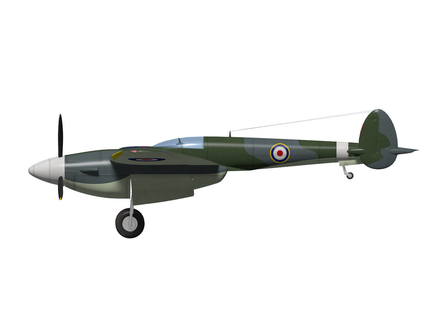 Miles M22 3D model_6
