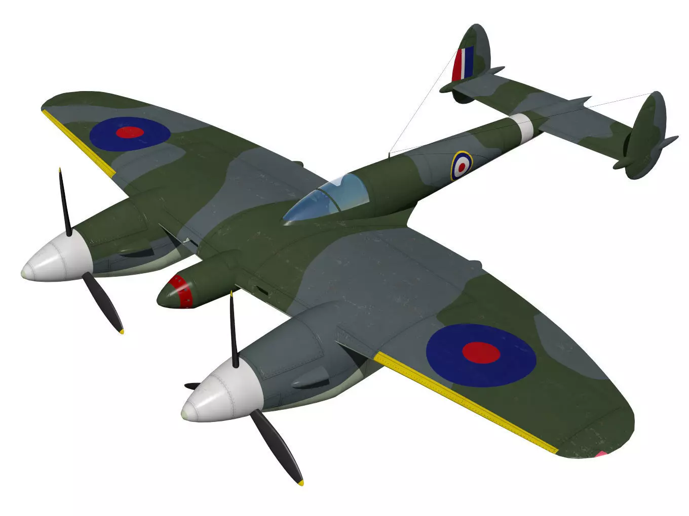 Miles M22 3D model_0