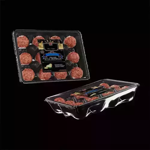 Package Of Meatballs 3D model