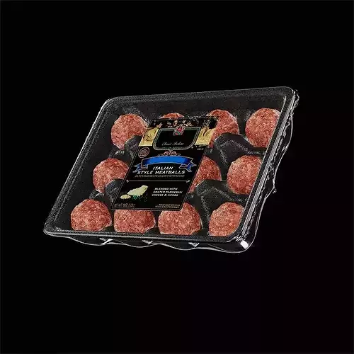 Package Of Meatballs 3D model 3