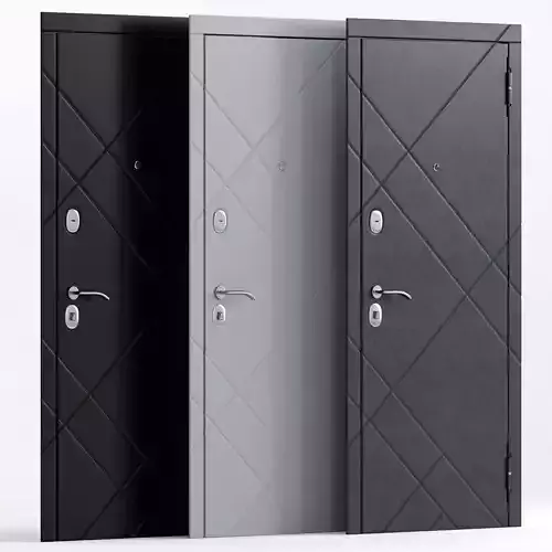 Entry door 2 with 3 materials