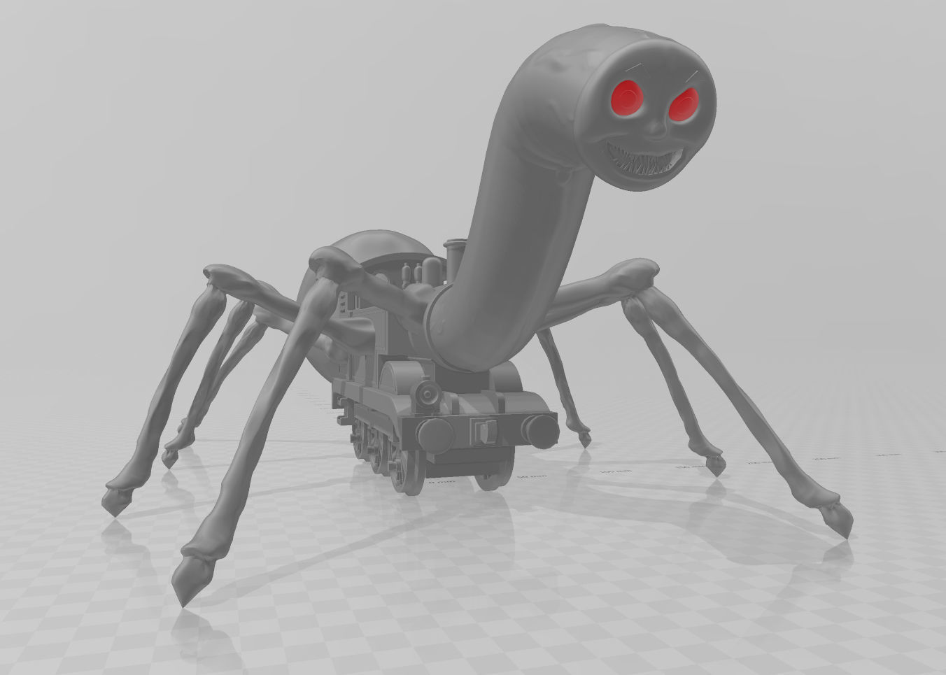 Cursed Thomas the Train EXE 3D print model_1