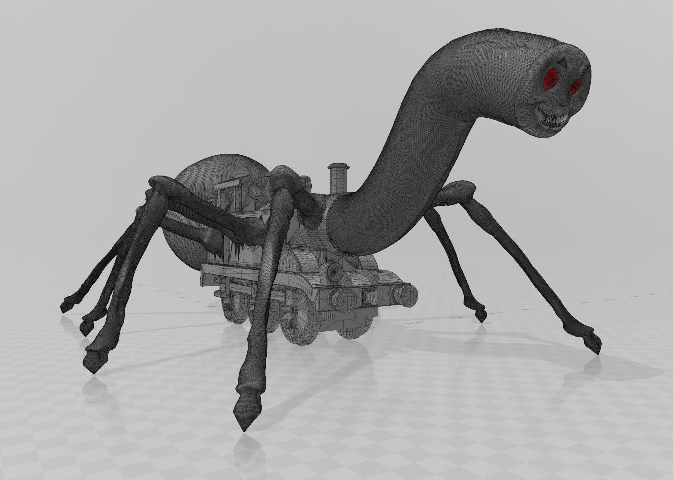 Cursed Thomas the Train EXE 3D print model_6