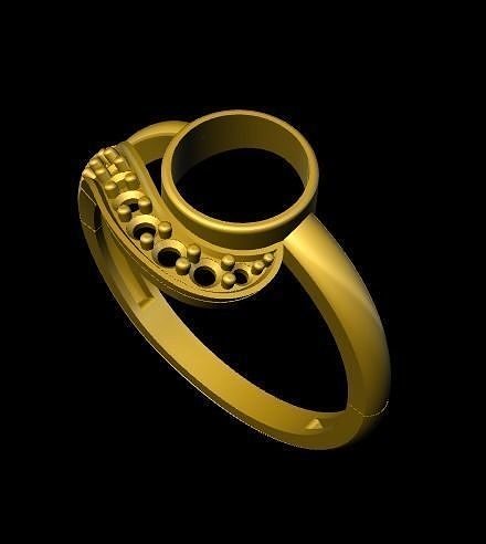rings octopus ring 3D print model
