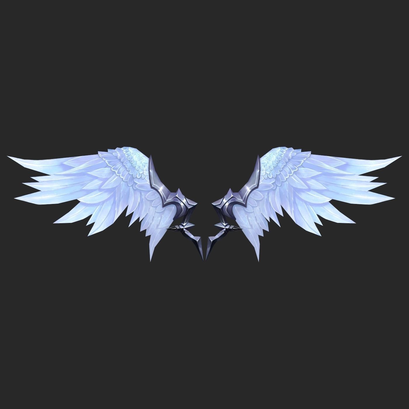 20 Fantasy Wing Collectin Low-poly 3D model_1